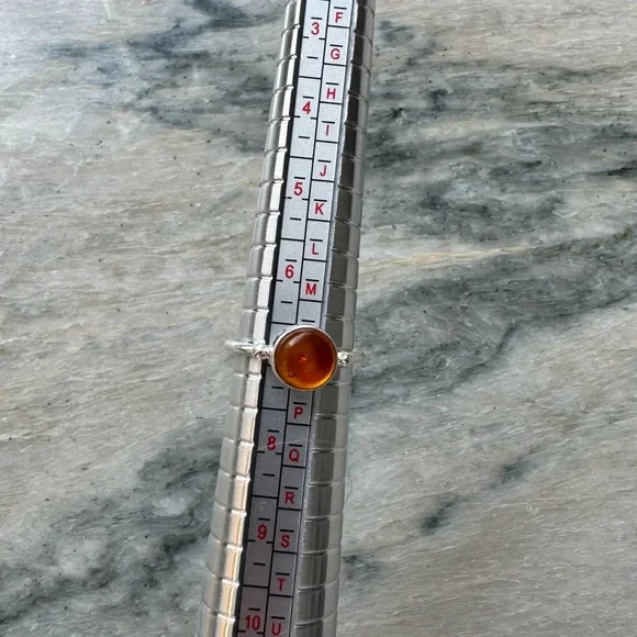 NWOT Sundance Amber Winds Ring, Amber, Sterling Silver - Picture 5 of 5